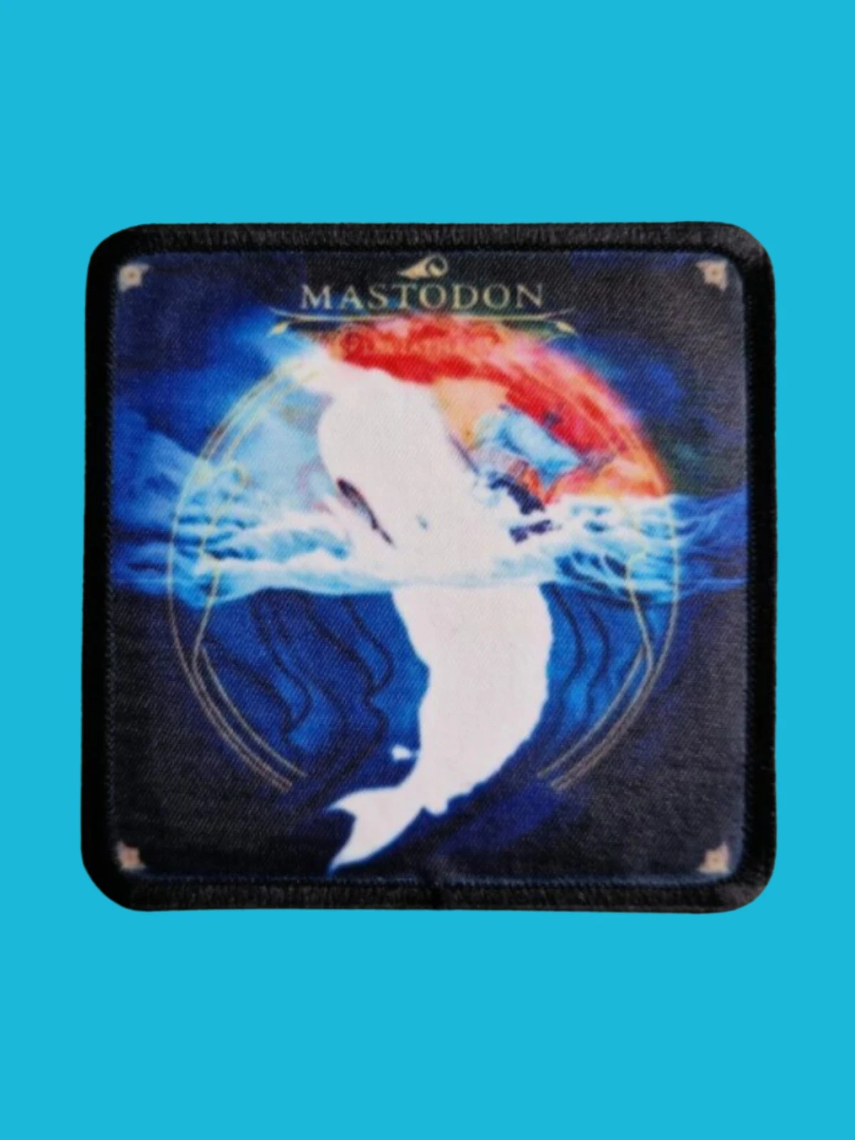 Patch Mastodon - Leviathan - Imprimé - Carré de 7,5 x 7,5 centimètres